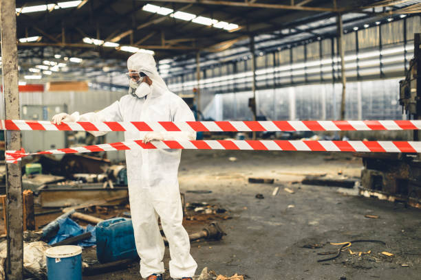 Professional Infectious Disease Decontamination technician working in Gibbstown, NJ